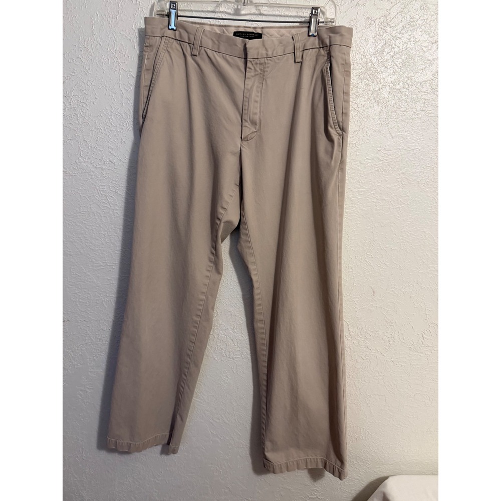 Banana Republic Dawson Chino Mens 32x32 Khaki Tan 100% Cotton Straight Leg Pants